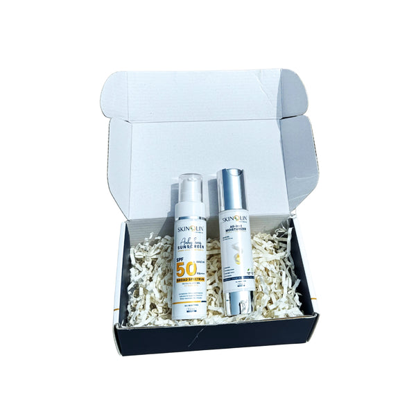 Hydra-locking duo with SPF 50++++